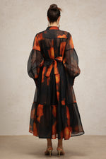 Charger l'image dans la visionneuse de la Galerie, Payson Long Sleeves Printed Maxi Dress