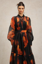 Charger l'image dans la visionneuse de la Galerie, Payson Long Sleeves Printed Maxi Dress