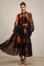 Charger l'image dans la visionneuse de la Galerie, Payson Long Sleeves Printed Maxi Dress