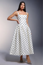 Load image into Gallery viewer, Zada Sleeveless Wave Point Maxi Dress