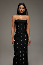 Load image into Gallery viewer, Nadja Sleeveless Diamond Bunting Bandage Maxi Dress