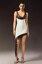 Load image into Gallery viewer, Pasha Sleeveless Lace Bandage Midi Dress
