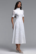 Load image into Gallery viewer, Kitsu Short Sleeve Midi Dress