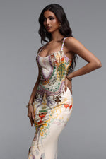 Lade Bild in die Galerieansicht, Xapana Resort Contour Sleeveless Mesh Maxi Dress