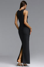 Load image into Gallery viewer, Whetu Elegant Contour Floral Bandage Maxi Dress