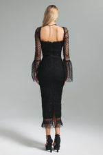 Load image into Gallery viewer, Crana Mesh Midi Dress