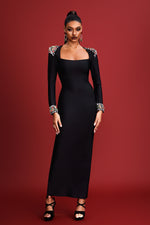 Lade Bild in die Galerieansicht, Niaca Rhinestones Bandage Midikleid