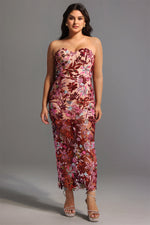 Load image into Gallery viewer, Lilya Off-the-Shoulder Embroidery Sequin Maxi Dress
