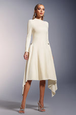 Load image into Gallery viewer, Sylvia Long Sleeves  Midi Dress