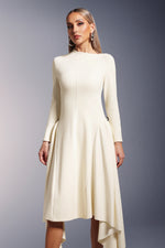 Load image into Gallery viewer, Sylvia Long Sleeves  Midi Dress