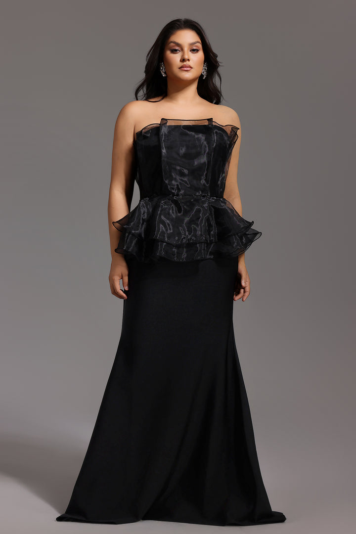 Oria Sleeveless Fishtail Bandage Maxi Dress
