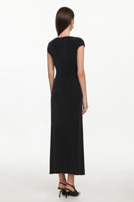 Charger l'image dans la visionneuse de la Galerie, Viaua Chic Contour Sleeveless Cut Out Lace Knit Maxi Dress