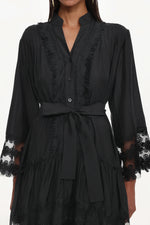 Load image into Gallery viewer, Kava Resort Flowy Long Sleeve Lace Floral Woven Maxi Dress