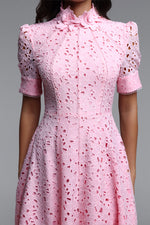 Load image into Gallery viewer, Kitsu Short Sleeve Midi Dress	