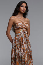 Load image into Gallery viewer, Polasa Resort Flowy Sleeveless Floral Print Chiffon Maxi Dress	