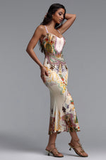 Lade Bild in die Galerieansicht, Xapana Resort Contour Sleeveless Mesh Maxi Dress