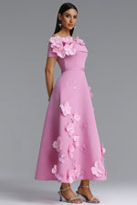 Lade Bild in die Galerieansicht, Gacia Elegant Off Shoulder Floral Maxi Dress