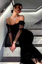 Load image into Gallery viewer, Crana Mesh Midi Dress