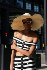 Charger l'image dans la visionneuse de la Galerie, Martha Off-the-Shoulder Hollow Out Slit Bandage Midi Two-Piece Set