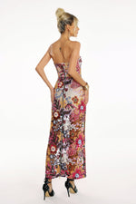 Load image into Gallery viewer, Satu Floral Glitter Maxi Dress