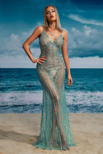 Load image into Gallery viewer, Hilia Glliter Maxi Dress